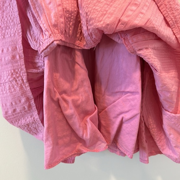 Urban Outfitters Bubblegum Barbie Pink Maisy High Neck Sleeveless Frock Dress S - Picture 7 of 10